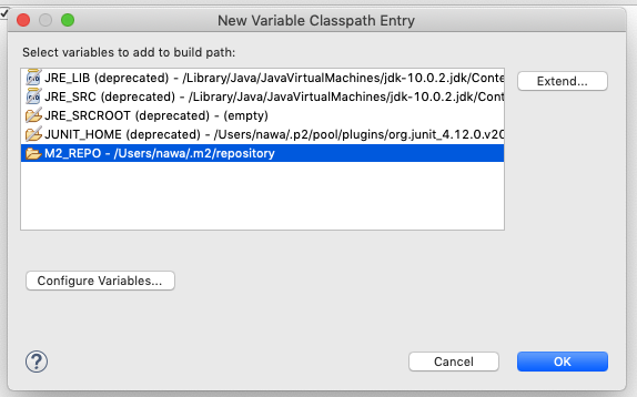 Step 4 - Select M2_REPO